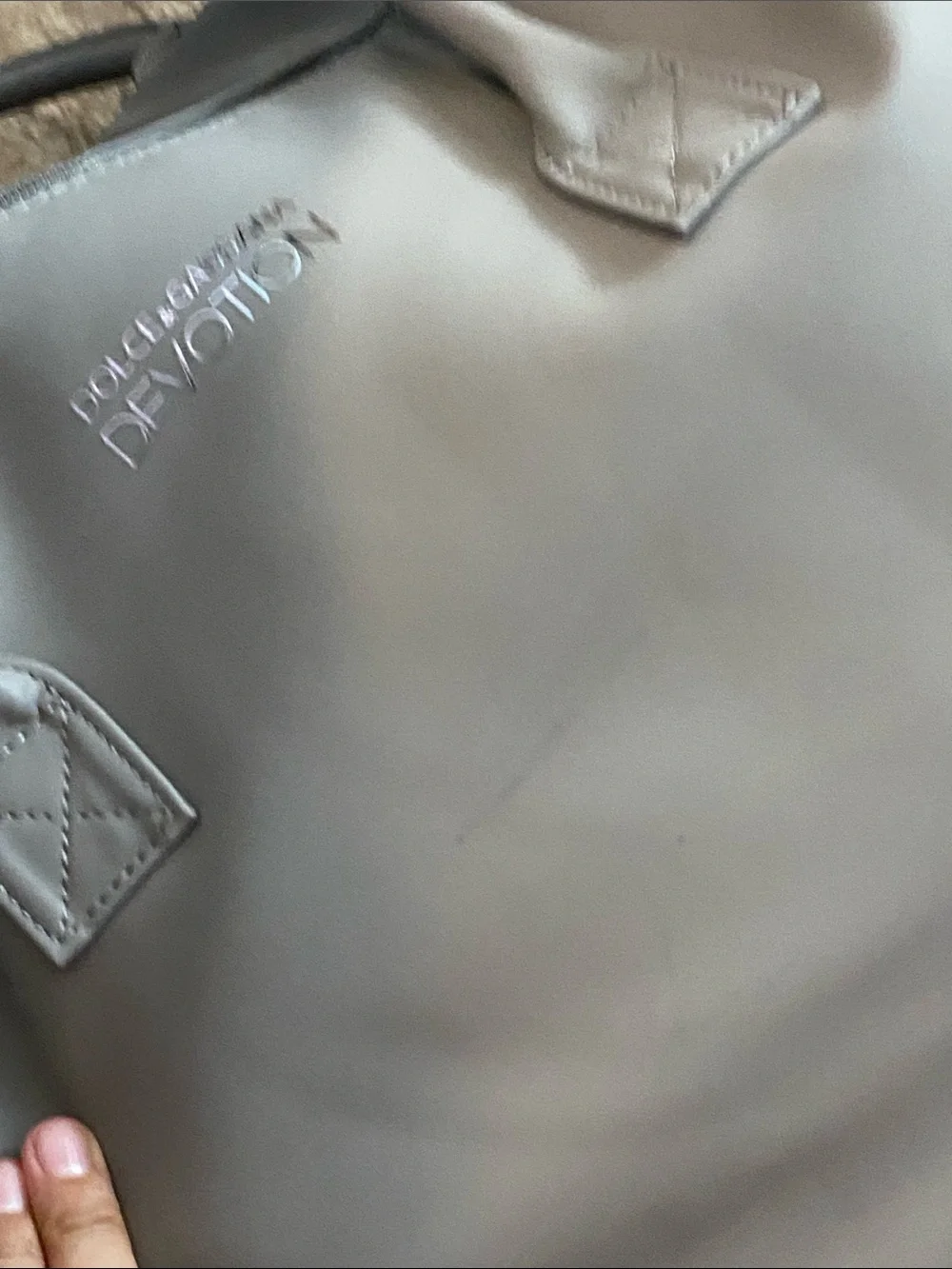 Dolce & Gabbana Devotion Tote in Light Beige